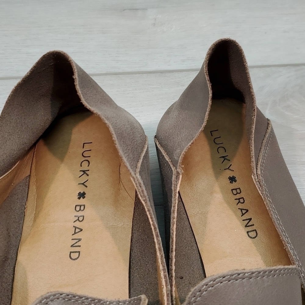 Lucky Brand Womens "Like New " Cahill Leather Loafer shoes sz 8.5M - Picture 11 of 12